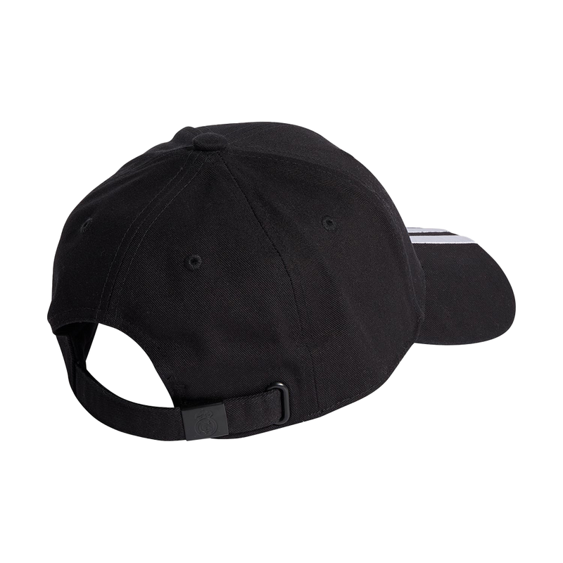 GORRA RM NEGRA CON RAYAS