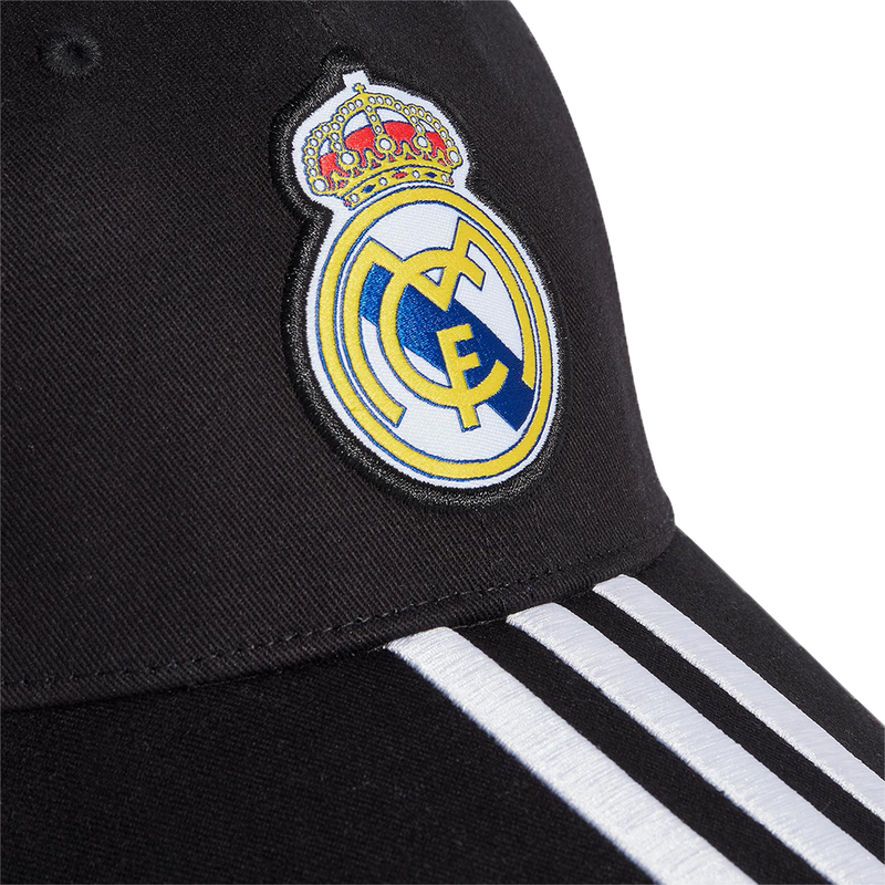 GORRA RM NEGRA CON RAYAS