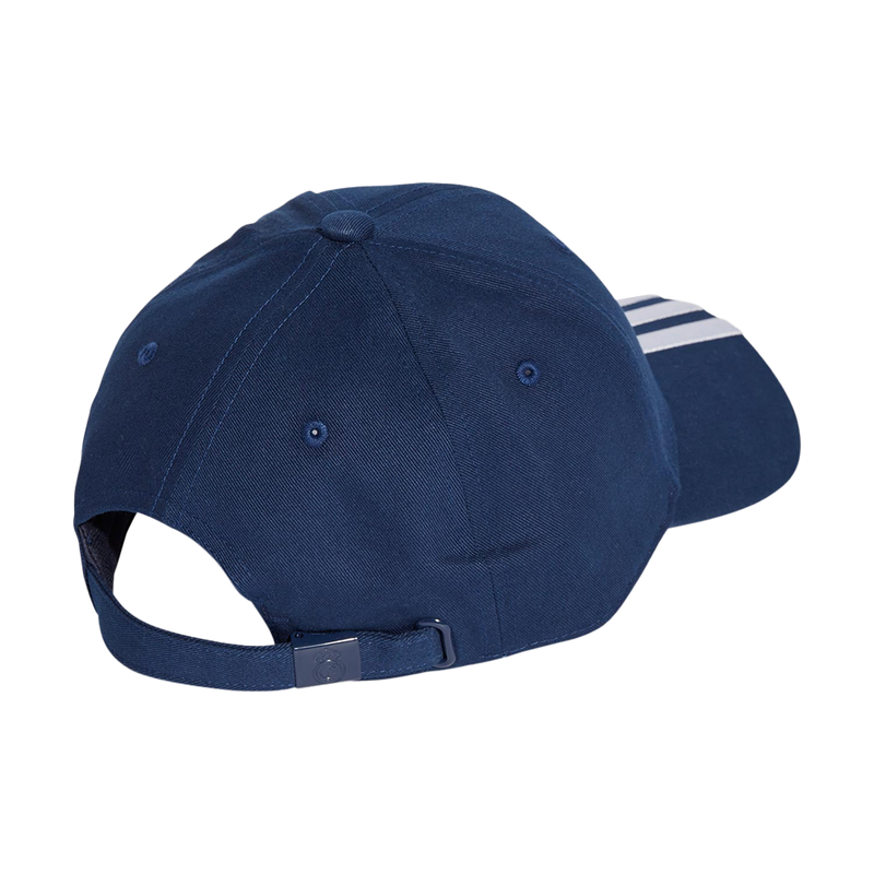 GORRA RM AZUL CON RAYAS