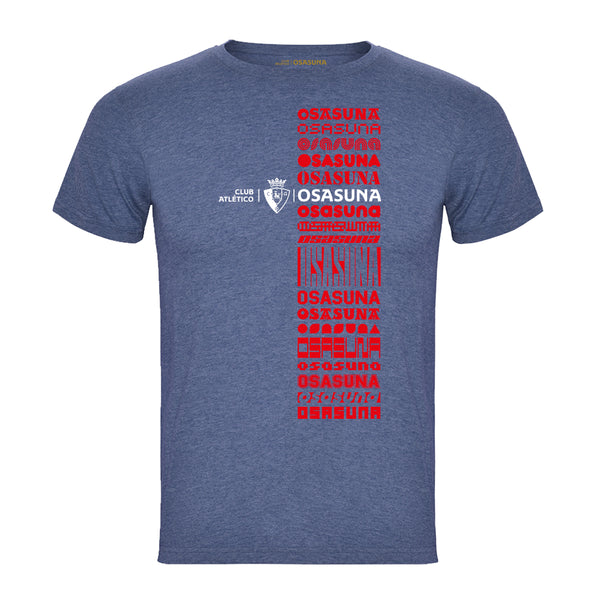 CAMISETA ADULTO AZUL DENIM OSASUNA