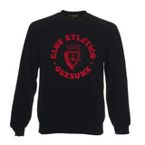 SUDADERA ESCUDOS 80 OSASUNA ADULTO NEGRA