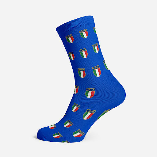 LGN ITALY BLUE SOCKS SMALL SHIELDS