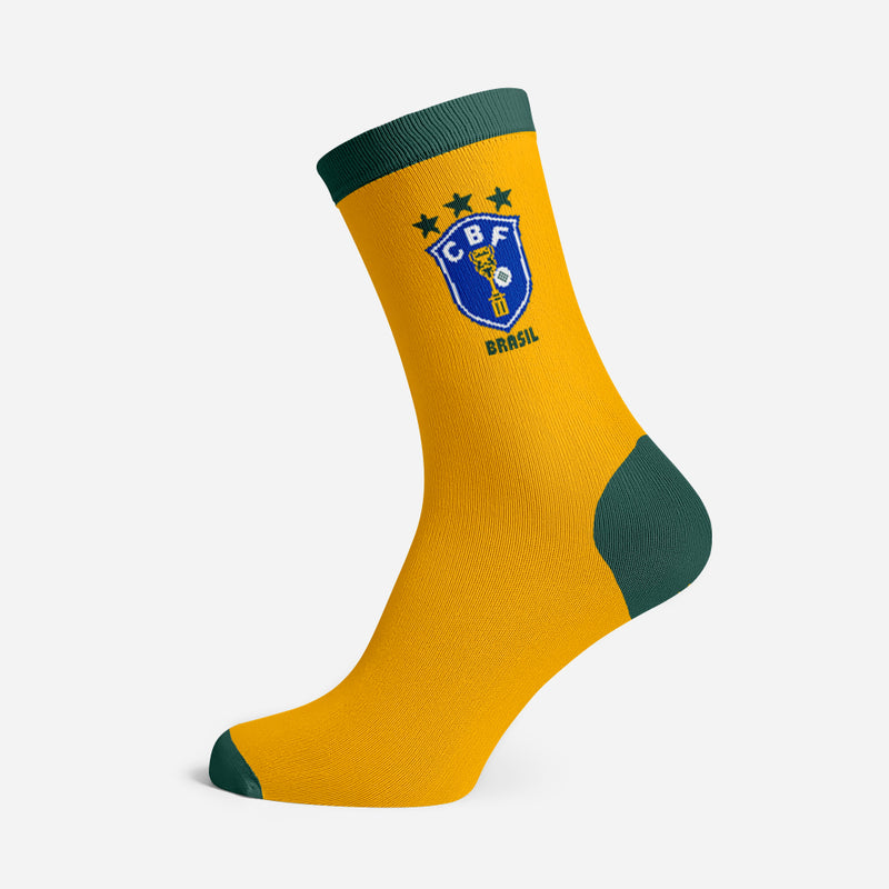CALCETINES BRASIL ESCUDO